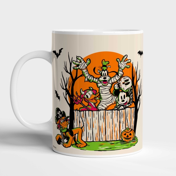 Caneca de Cerâmica - Halloween da Turma do Mickey - 300ml