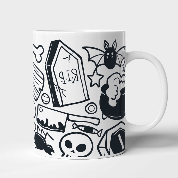 Caneca de Cerâmica - Halloween PB - 300ml