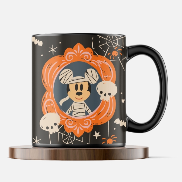 Caneca de Cerâmica - Mickey Múmia Halloween - 300ml